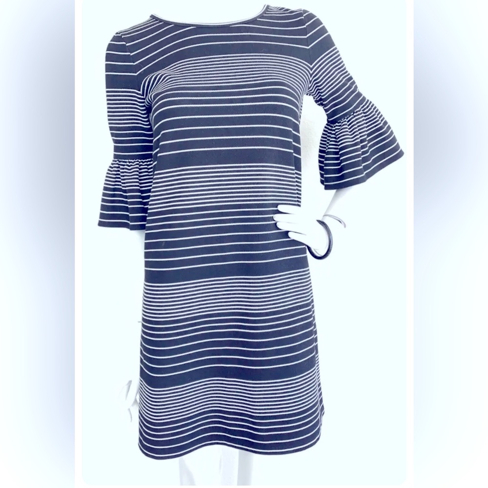 Bright Navy blue A line dress